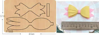 

Fish tail bow DIY wooden die/ Scrapbook mold/cutting tool die /YT0320