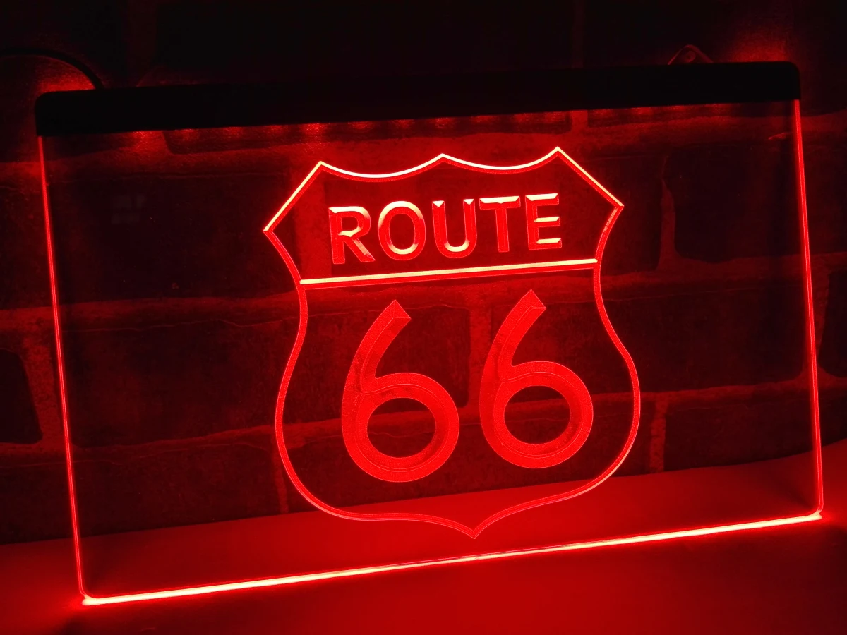 LB371-старинный Route 66 Mother Road светодиодный неоновый светильник знак NR домашний декор ремесла