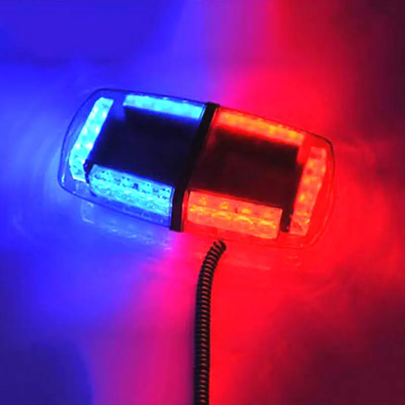

112B 24W 24LED Car Roof Flashing Strobe Emergency Light New DC 12V 1WLED