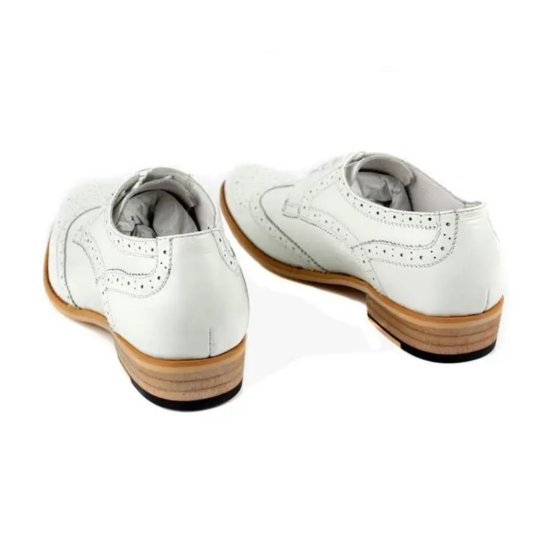 Blanc Shoes Shoes En Laçage Bullock Hommes Robe Printemps Serdaomani Pour Automne Cuir Noir Chaussures white Black Véritable Oxford Formelle De Mariage SWvBqU