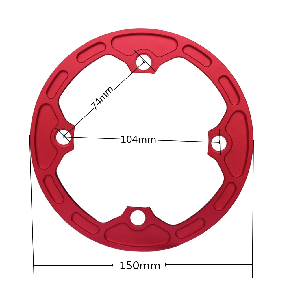 MTB CNC7075 велосипедная Звездочка из сплава направляющая цепь bah Guard BCD104 подходит для 30T 32T 34T для XC FR AM DH велосипедная защита