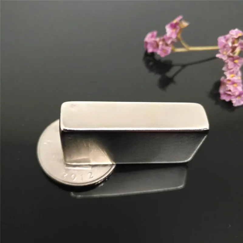 

Zion 20pcs 40x20x10mm neodymium magnet super block permanent N35 NdFeB strong cuboid magnetic rare earth magnets 40mmx20mmx10mm