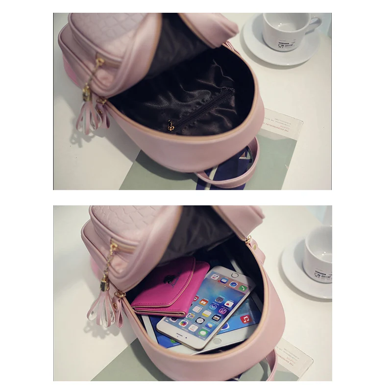 Mochila De Cuero rusoónica para mujer Mochila de alta calidad Mochila escolar Mochila femenina de piel de cocodrilo Mochila De Cuero rusoónica para mujer Mochila de alta calidad Mochila escolar Mochila femenina de piel de cocodrilo