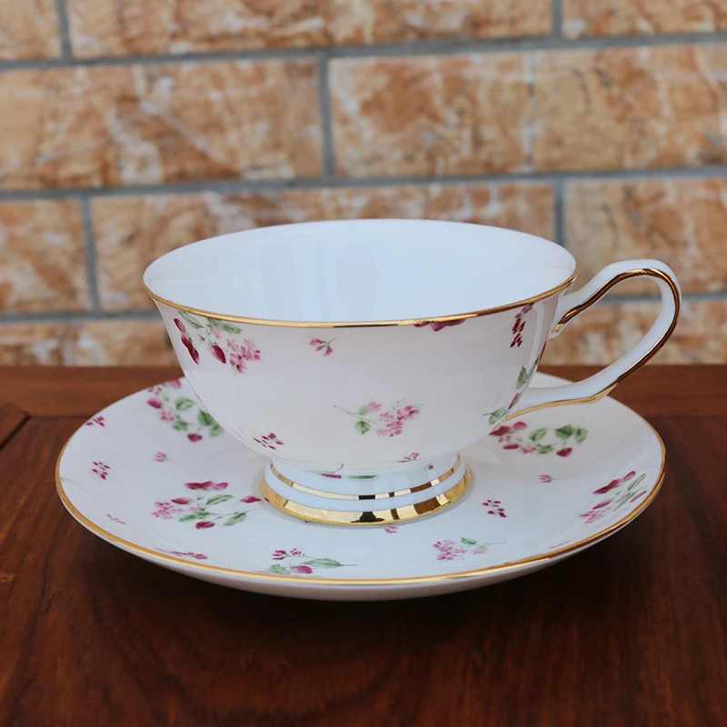 Наборы кофейных чашек Blue flower bone china креативный Британский Высококачественный