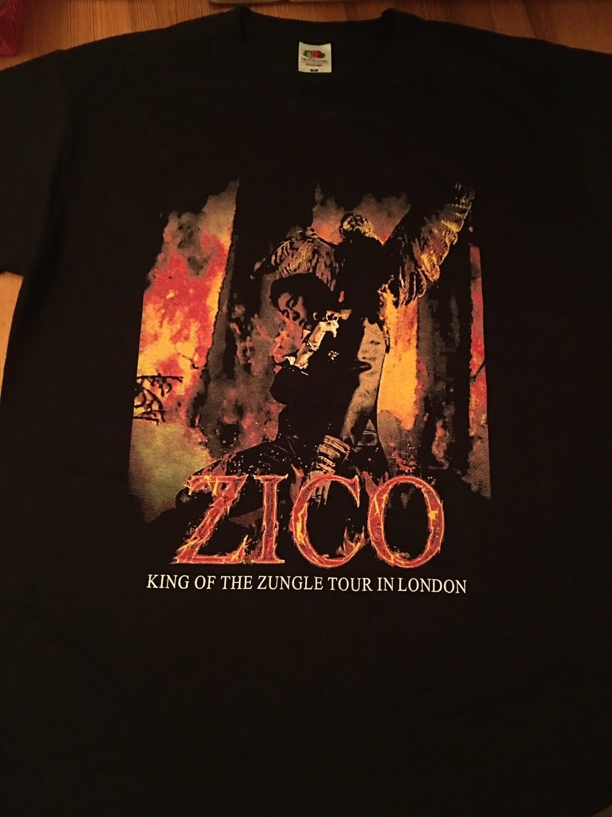 

ZICO BLOCK B REPLICA LONDON WORLD TOUR T-SHIRT SIZE MEDIUM BLACK - FREE UK P+P