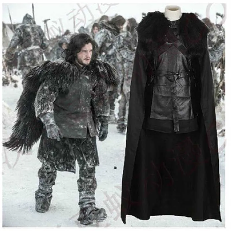 

halloween costumes for men adult games of song of ice and fire game fancy suit cosplay of thrones jon snow costume men adult