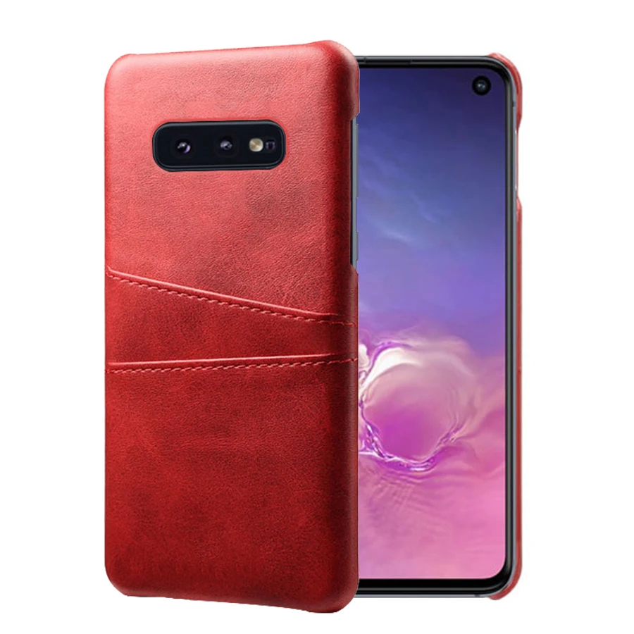 Luxury Leather Card Holder Phone Cases For Samsung Galaxy S8 S9 S10 Plus 5G Lite S8Plus S9Plus S10Plus S10lite Phone Cover