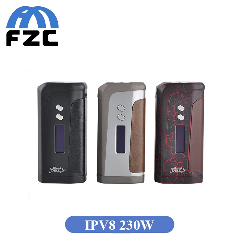 Original Pioneer4You IPV8 230W Box Mod Max 230W IPV8 Electronic Cigarette Battery Fit for 510 Connection Atomizer E Cigarette 