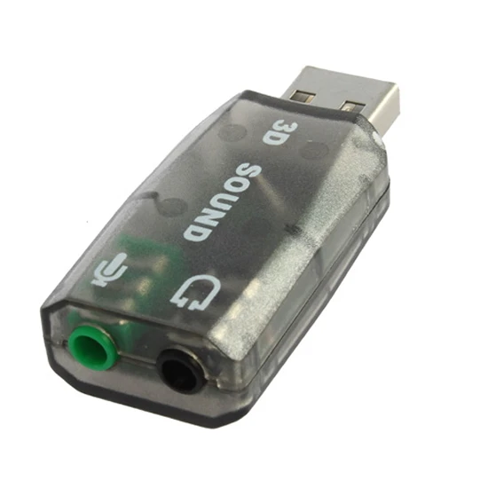 Высокое качество Virtual 5,1 USB 2,0 внешний микрофон/динамик Аудио Звуковая карта адаптер для ПК ноутбук
