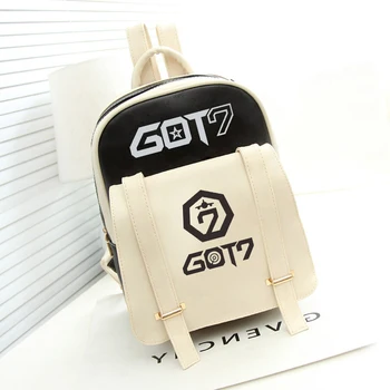 

GOT7 leisure double shoulder student couple bag daily backpack dropshipping
