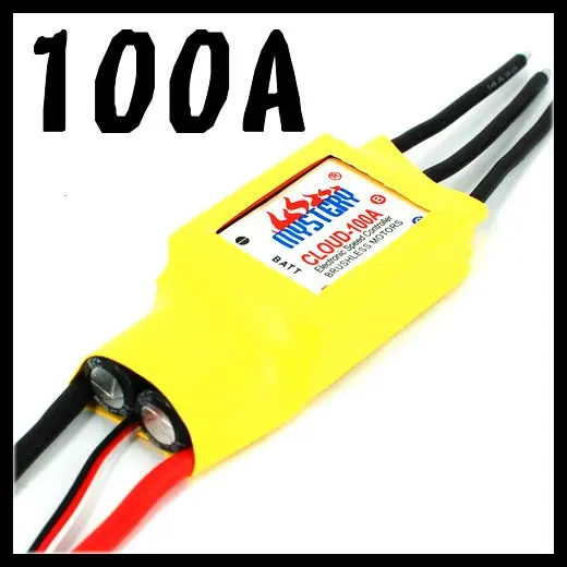 

Mystery Cloud 100A brushless W/O BEC ESC RC Speed Controller For Brushless Motor RC helicopter RC Airplane