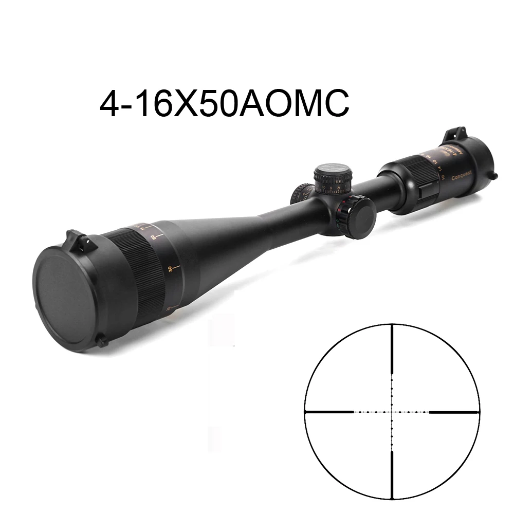 Тактические охотничьи прицелы 4 16x50aомхв красно зеленый мил точечный прицел