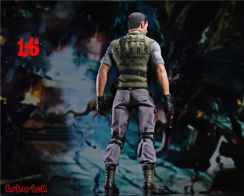 [ESTARTEK] ZCtoys 1/6 биохимическая полиция Криса Редфилда зомби полицейский 12 дюймовый