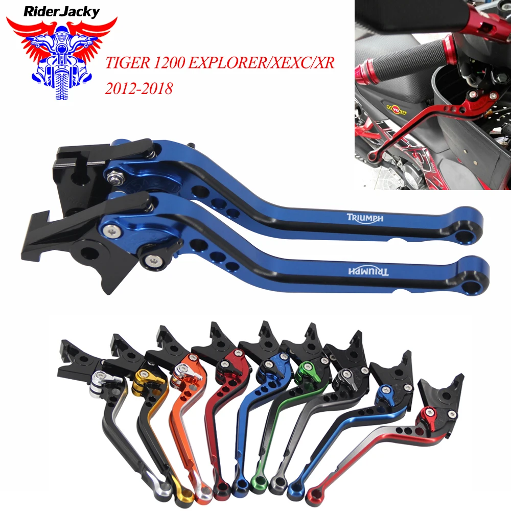 

Mix Color Long CNC Adjustable Motorcycle Brake Clutch Levers For Triumph TIGER 1200 EXPLORER/XEXC/XR 2012-2018 2017 2016 2015