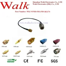 N гнездовой SMA Мужской антенный кабель, N гнездовой разъём для подключения к SMA Мужской прямой с кабель RG174