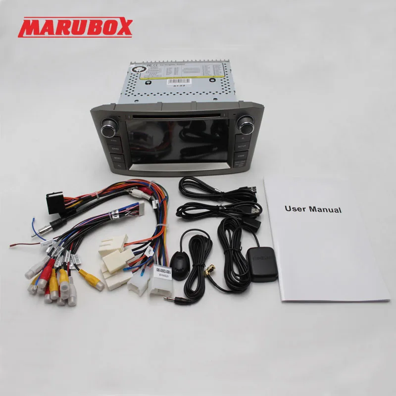 Excellent MARUBOX 2Din Android 8.0 Octa Core 4GB RAM 32GB ROM For TOYOTA AVENSIS T25 2006-2011 Car Stereo Radio GPS Navigation DVD Player 5