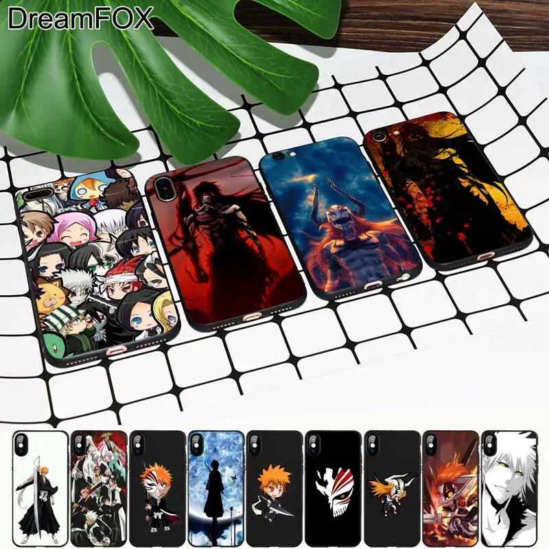 Kopen DREAMFOX M407 Bleach Zwarte Zachte TPU Silicone Case Cover Voor Apple iPhone XR XS Max X 8 7 6 6 s Plus 5 5 s 5g SE
