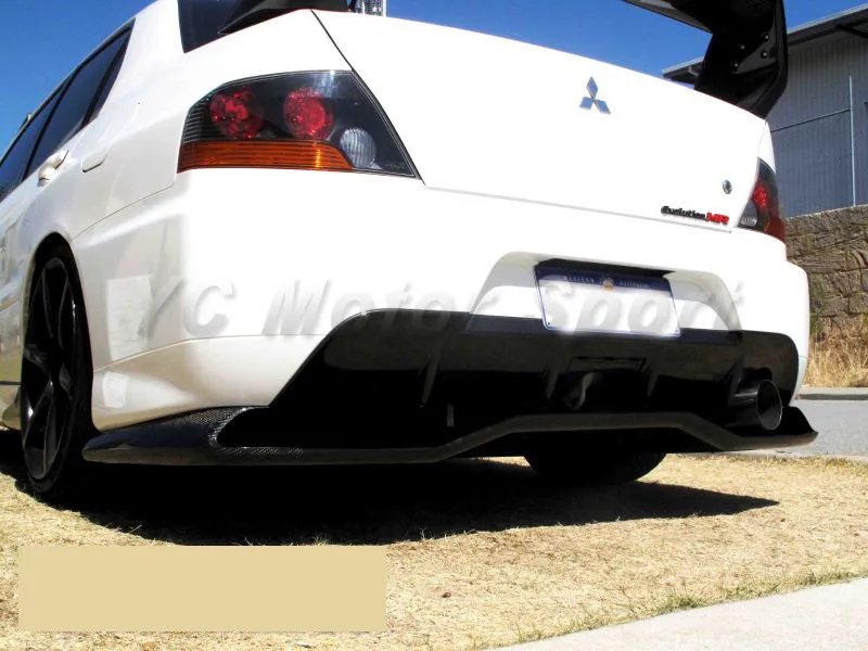 Carbon Fiber JDM VTX Style Rear Diffuser wtih Metal Fitting Kit FiFit