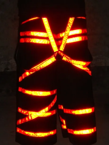 4 Colors Shuffle Dance Pants Raver Ore Techno Hardstyle DJ Melbourne Trousers For Women Men