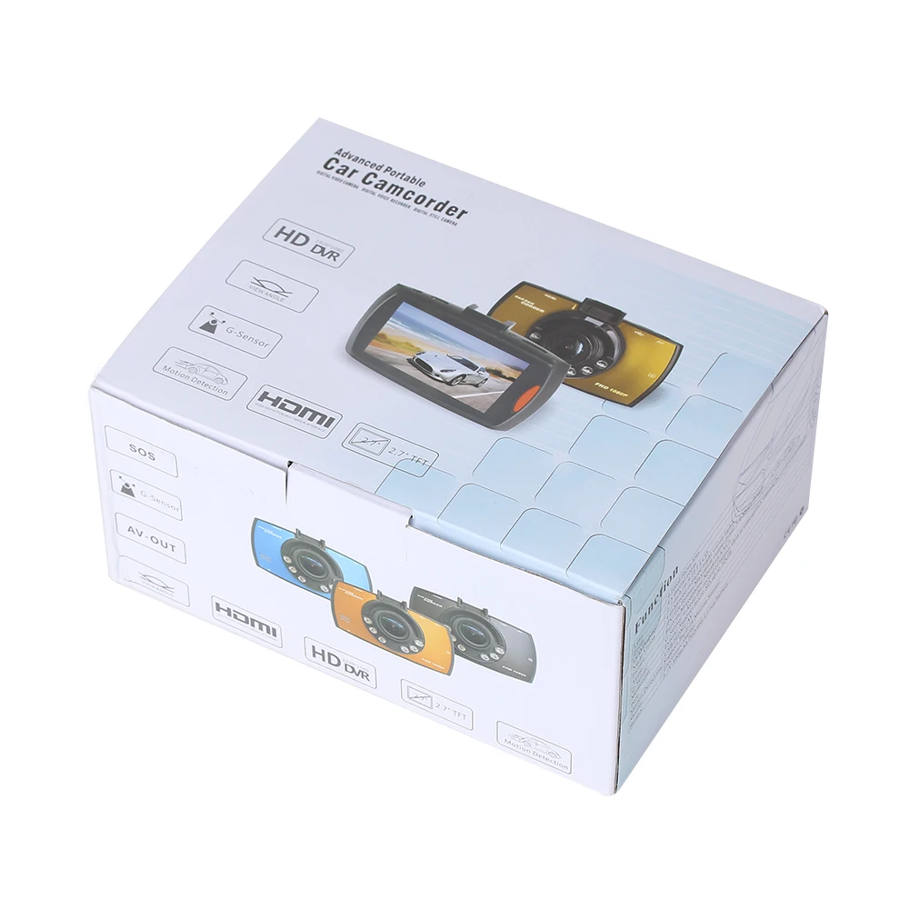 Автомобильный видеорегистратор с GPS g датчиком ночным видением 1080P HD ЖК камерой