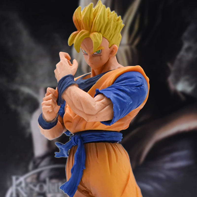 20cm Dragon Ball Z Goku PVC Action Figure Super SaiYan Awakening Son Goku Collection Model Toys for Christmas Gift