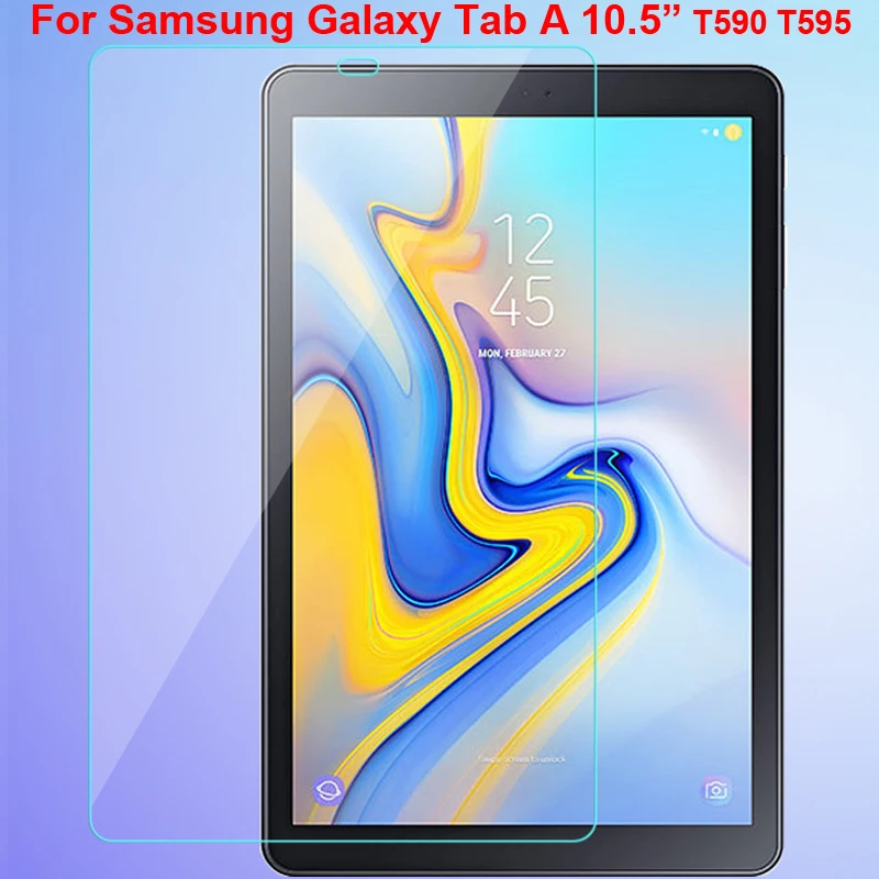 Закаленное стекло для защиты экрана Samsung Galaxy Tab A 10 5 дюйма T590 T595 Защитная пленка TabA