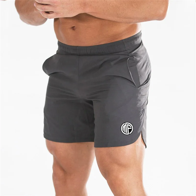 Summer Gym Shorts Men Quick Dry Running Shorts Men Fitness Slim fit Shorts Male Bodybuilding Training Sports Short Pants Man