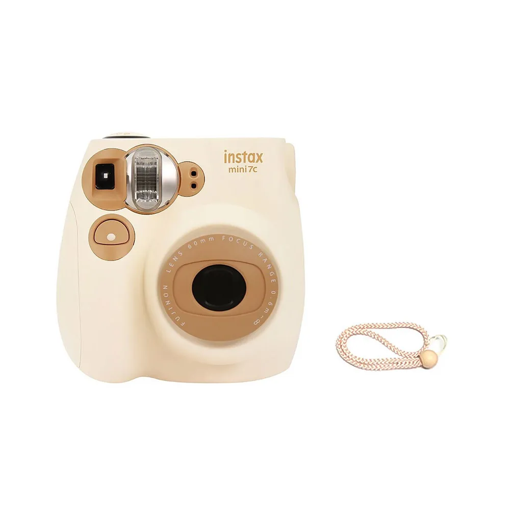 Fujifilm Instax Mini пленочная камера Mini 7s Mini7c мгновенная камера Mini7s Mini 7C дешевле, чем Fujifilm mini 8 9 подарок на день рождения - Цвет: Mini7c Coffee Color