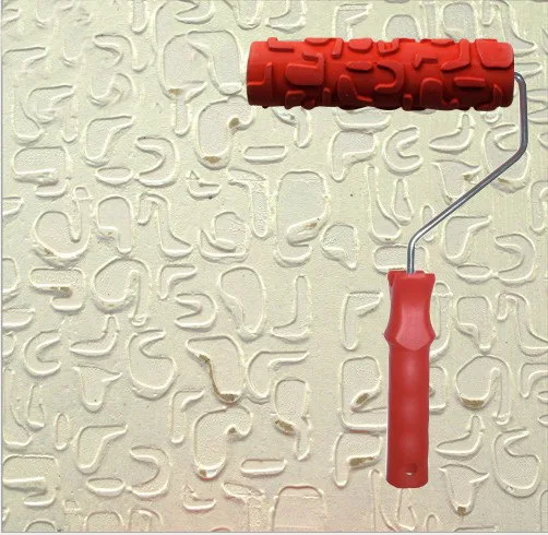 

Diatom mud embossing tools textured roller 7 inch rubber embossed roller no.097