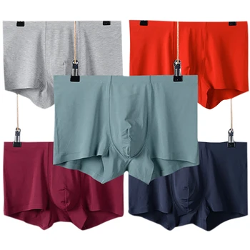 

Seamless Men Boxers Luxury Modal Antibacterial Boxers Underwear Male Boxer Homme Breathable Mens Underwear Boxer Shorts Slips