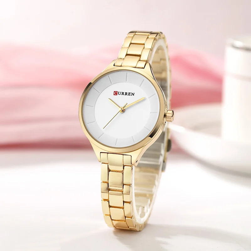 CURREN Rose Gold Watch Women Watches Stainless Steel Ladies Women's Watch Women Luxury Gold Color Fashion Relogio Feminino 9015 CURREN Rose Gold Watch Women Watches Stainless Steel Ladies Women's Watch Women Luxury Gold Color Fashion Relogio Feminino 9015