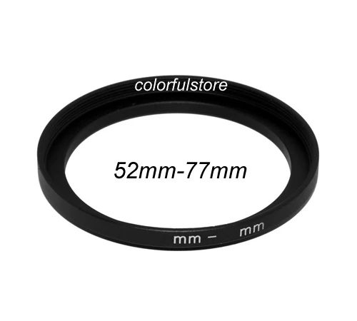 ANELLO ADATTATORE OBIETTIVI 77mm STEP UP DOWN FILTRI 52 55 58 62 67 72 - Foto 4