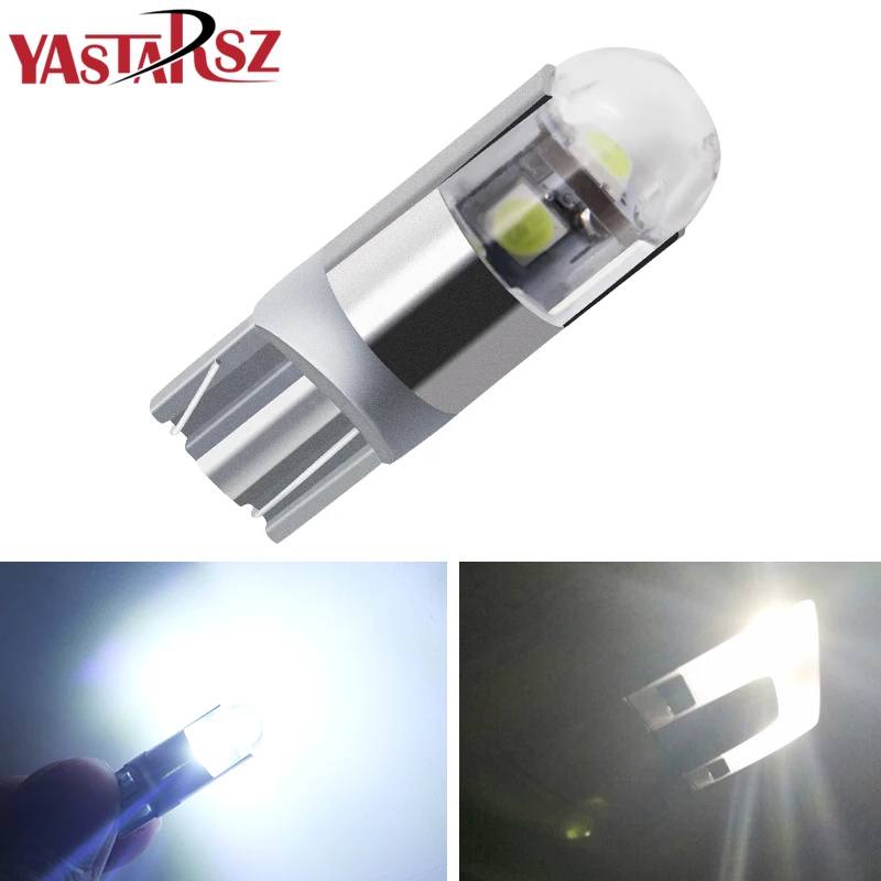 1 шт. T10 W5W светодиодный лампы 3 SMD 3030 свет автомобиля внешние интерьер Потолочные