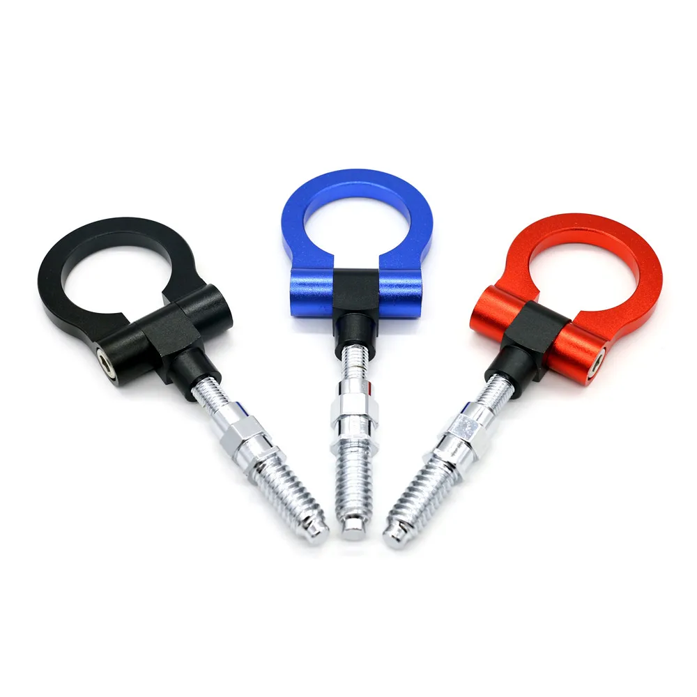 

TLXC Car Racing Tow Hook Aluminum Track Racing Front Rear Bumper Auto Trailer Ring Eye Towing Kit For BMW Series MINI Cooper