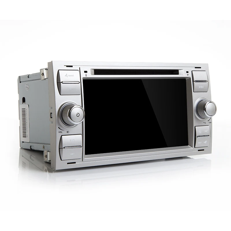 Cheap 7" 2 din android 9.1 Quad cores car dvd player gps for ford focus 2/mondeo/s max/c-max/fusion/fiesta/transit radio head unit 2