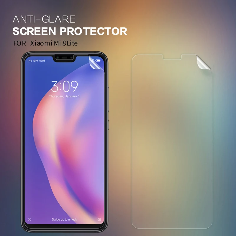 Антибликовая Защитная пленка для Xiaomi mi 8 lite матовая с защитой от отпечатков