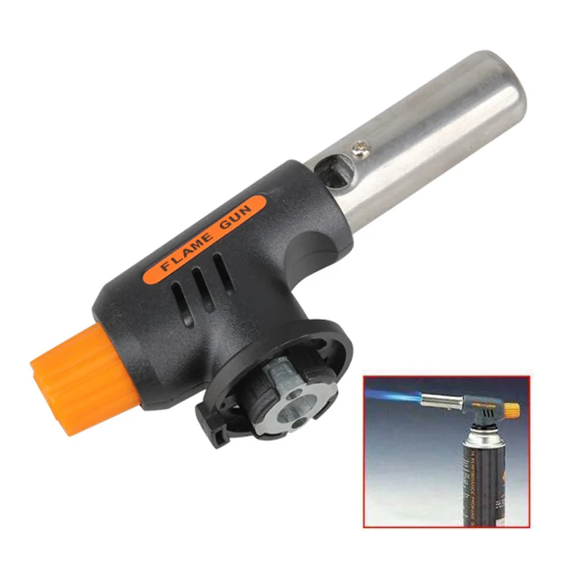 

Barbecue Igniter Gas Torch Butane Burner Auto Ignition Camping Welding Flamethrower Outdoor BBQ Party High Temperature Flame Gun