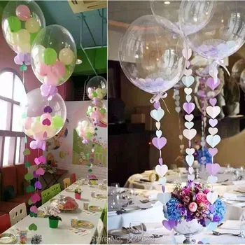 

24inch Clear balloons Christmas /Wedding decorations Event party supplies DIY gift fill-able Transparent balloon 100pcs/lot