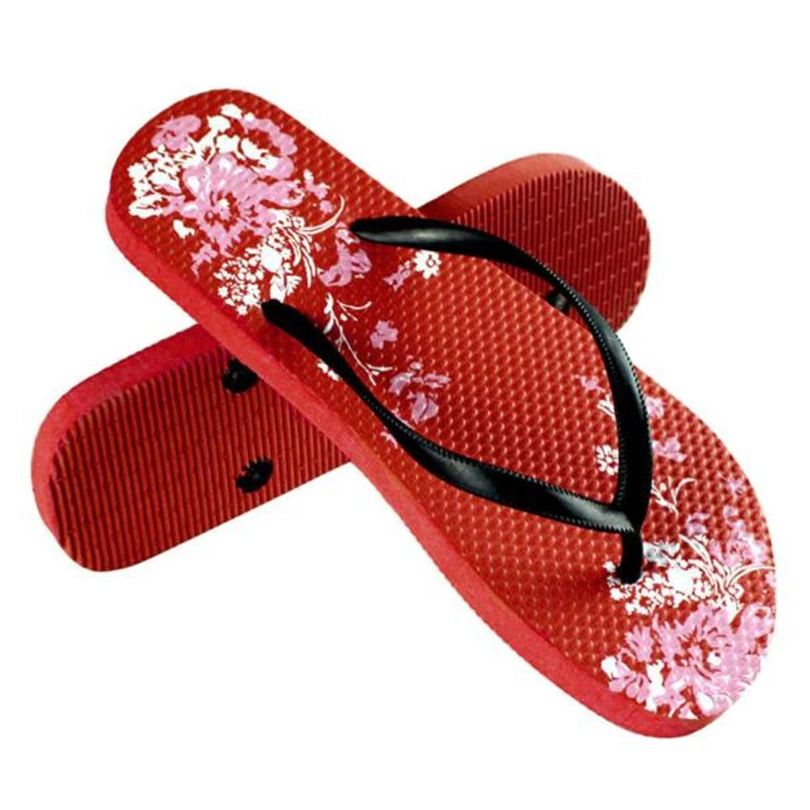 

SIKETU Slipper Women Summer Bohemia Floral Flat Shoes Fashion Flip Flops sandalias mujer Women Shoes Indoor&Outdoor Sliddes A20