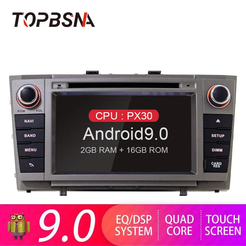 Discount TOPBSNA Android 9.0 Car DVD Player Autoradio for Toyota T27 Avensis 2008-2013 GPS Navigation 2 Din Car Radio Video Stereo RDS CD 0 Discount TOPBSNA Android 9.0 Car DVD Player Autoradio for Toyota T27 Avensis 2008-2013 GPS Navigation 2 Din Car Radio Video Stereo RDS CD 0
