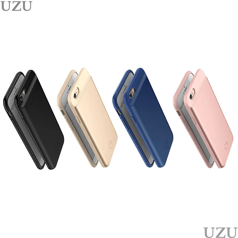 

7000mah high caoacity battery charger case for iphone 6 7 8 plus external portable wireless charging case for iphone 6 7 8 plus