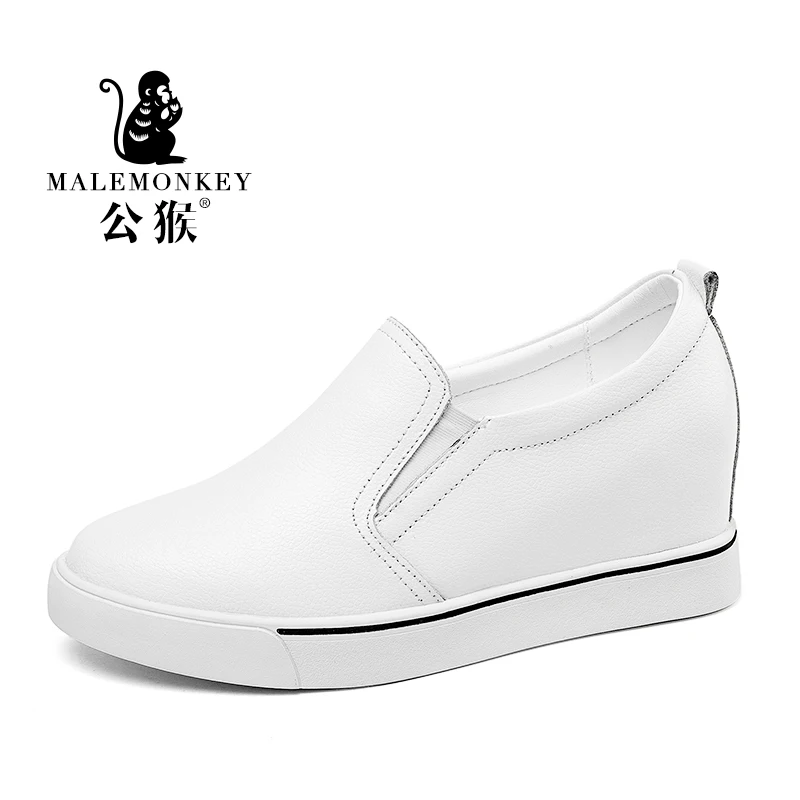 

2019 Spring And Autumn Fashion Invisible Height Increasing Women Casual Shoes Platform Ladies Outdoor Free Shipping