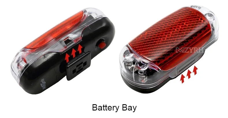 Cheap MZYRH Bicycle Rear Tail Light Red LED Flash Lights Cycling Night Safety Warning Lamp Bike Outdoor Riding Tail Light Accessories 14