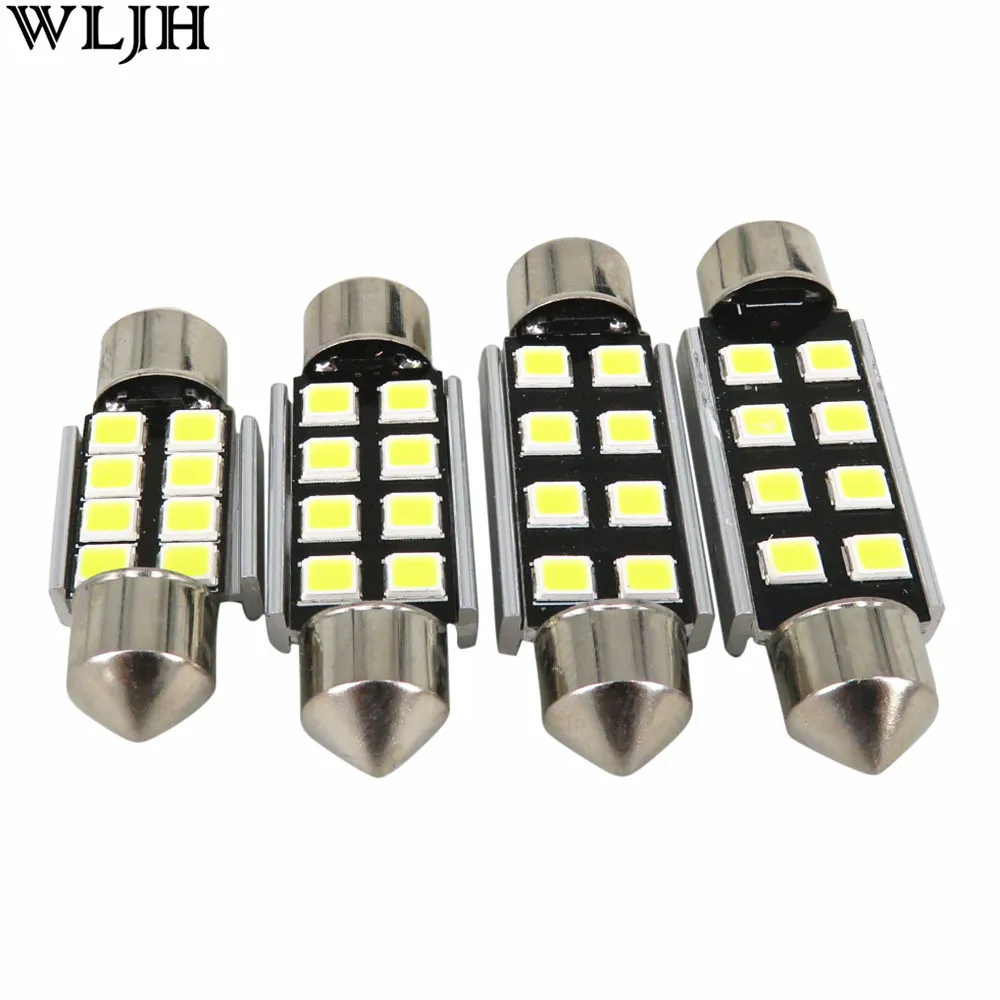 Aliexpress Com Buy Wljh 4pcs Canbus 12v 31mm 36mm 39mm
