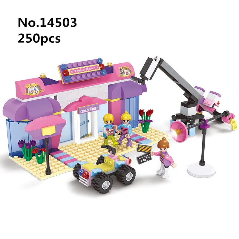 

250pcs Building Block Sets Girl Series 14503 Submarine&Shootin Scene For Children Kids Educational Action Figure Toys DIY Bricks