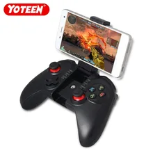 Yoteen Беспроводной Bluetooth 3,0 джойстик игровой контроллер удаленного Управление с 6 дюймов телескопический держатель для мобильного телефона