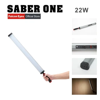 

Falcon Eyes Saber One LED Video Light 22W High CRI 4 Color Temperatures with Dimmable Power Output Handheld LED Light Stick CD30