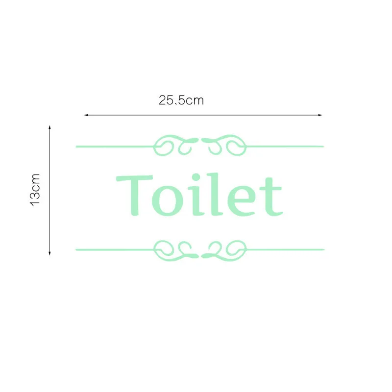 ILOKY New 3D wall stickers for kids rooms Creative DIY toilet Bathroom kitchen wall stickers bedroom home decor living room