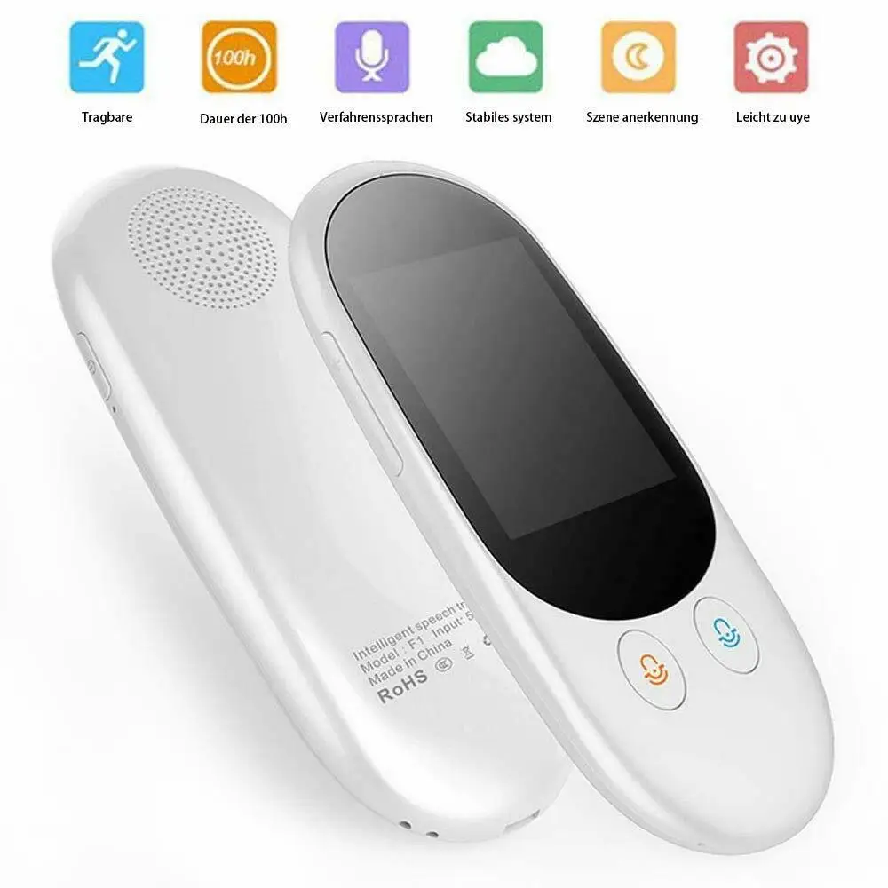 

1200mAh Smart Voice Translator Portable Two-Way Real Time Multi-Language Translation