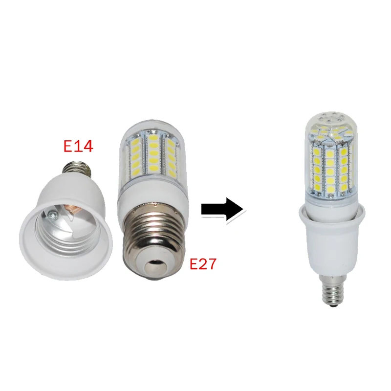 E14 TO E27 led lamp